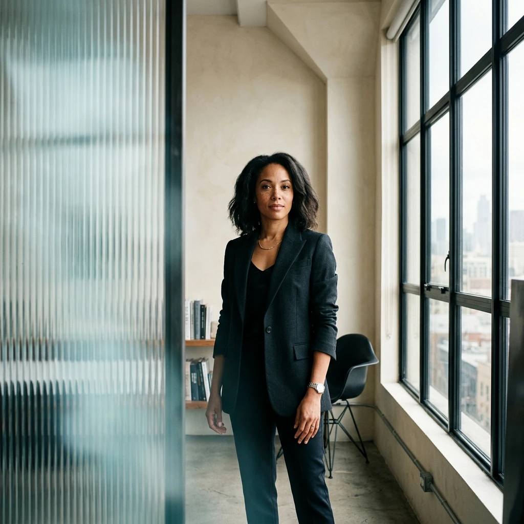 Portrait of Lisa K., Finance Director, F&B Company